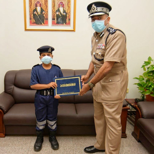 9-Year Old Honored after Saving His Family from a Fire - Virgin Radio Oman